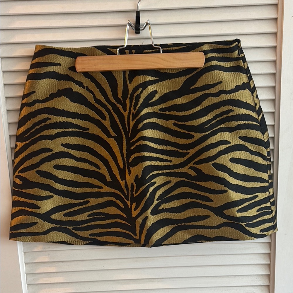Tuckernuck Tiger Print Meg Mini Skirt